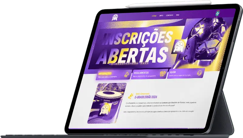 iPad com e-Brasileirão